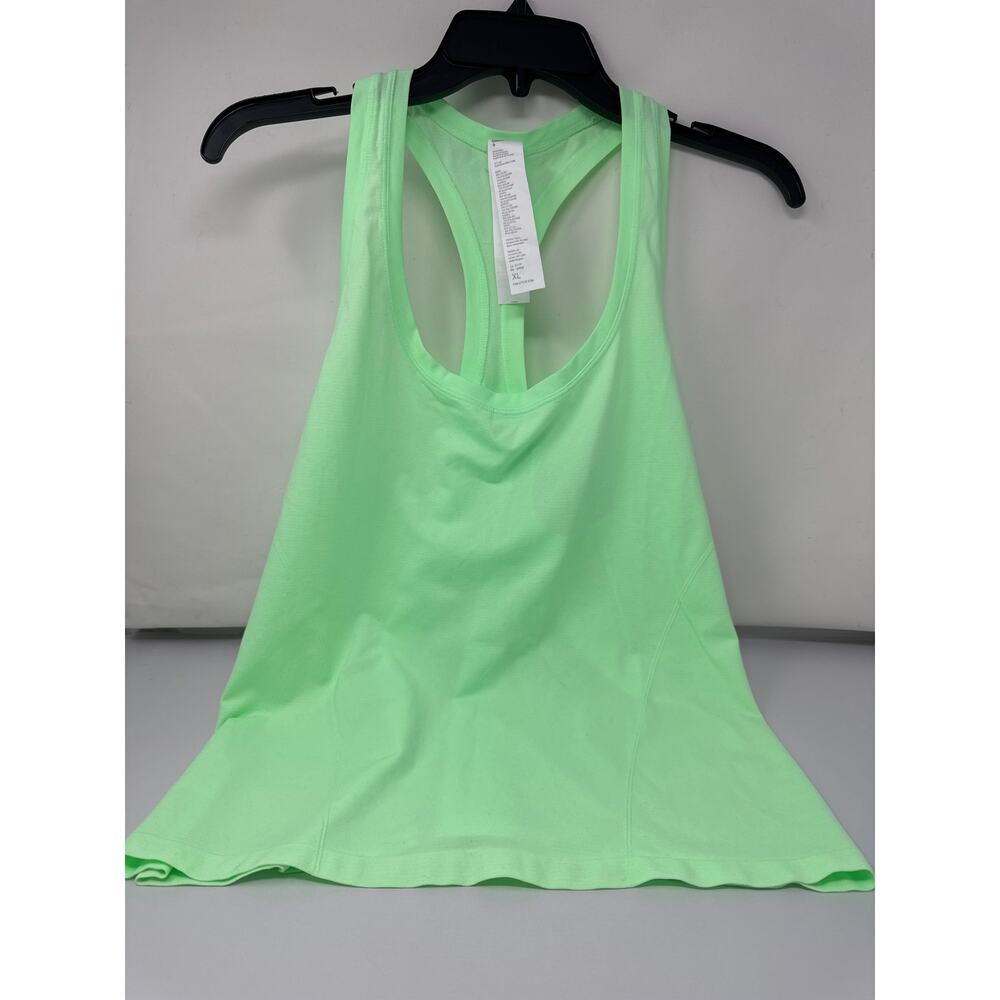 Brand New Fabletics Women's Size XL Sugared Lime Green Racerback Sleeveless Top